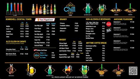 Chill Top Menu .
